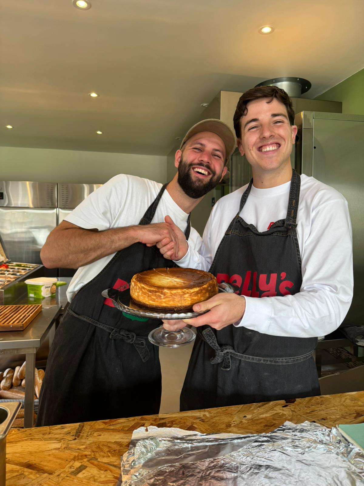 Zelfgemaakte cheesecake bij Belly's Broodjes in Etten-Leur